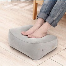 수유발판 차량용 비행기 기내 다리올리기 발받침 해외여행 자동차 차량 2단 사무실 책상 다리받침대, 단일사이즈, 그레이 1단