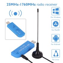 반달마켓 uhd안테나 지상파 안테나 tv 수신기 미니 디지털 USB 2.0 TV 수신기 DAB FM RTL2832U R828D SDR R, 한개옵션0