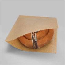L자봉투(크라프트) / 200장 / 130x130mm / 와플봉투 / L자양포 / 쿠키포장