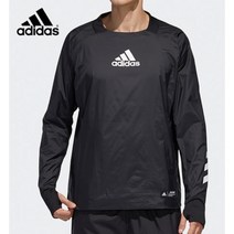 아디다스 5T 베이스볼 윈드 풀오버-블랙