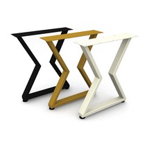 H-104 우드슬랩 철재다리 테이블다리 프레임(개당 판매), 샴페인 골드