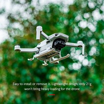 카메라 드론 DJI 매빅 미니/미니 2 드론 액세서리용 접이식 LED 램프 라이트 랜딩 스키드 키트 확장 기어, 한개옵션0