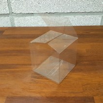 나이스팩 정사각형 PET 투명박스 12.5cm x 12.5cm 50장