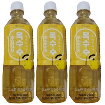 주전자차 옥수수 500ml 15개 페트병 태양의 원차 정유미 광고 옥수수차