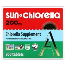 Sun Chlorella 클로렐라 써포트 200mg 300정, 2병