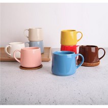 카페 스타 머그컵 커피잔 머그잔 블루보틀st 8color, 대, 레드