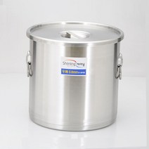 삼원 스텐 위생용기 높은곰솥(8 10 15 18 20 갤론 중 택1), 삼원위생용기, 5갤론(0.8T*300*300)
