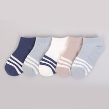 국산 알러지없는 골지 5세이상 발목 양말 5족 땀흡수율좋은 고급면사