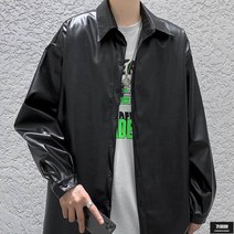 가바바 남성 레더자켓 핏이 이뻐서 자꾸만 입게 되는 오버핏 가죽자켓 G56015