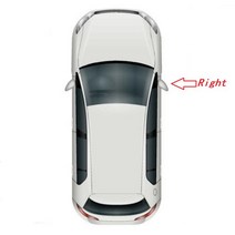 견인볼 견인장치 히치 트레일러 VW Touareg 2016 7P6807185A 용 새 앞 범퍼 견인 후크 아이 커버 캡, 02 R