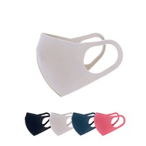 폴리우레탄마스크 헬스장마스크 국내산 귀편한 코편한 귀안아픈마스크 사무실 운동용 핑크 블랙 네이비 그레이 빨아쓰는 입체 마스크 대형/중형, 중형(M)/그레이 1매