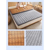 접이식 침대 토퍼 매트리스 여름 쿨 원룸 퀵슬립 바닥, 그레이 5cm, 120x200cm