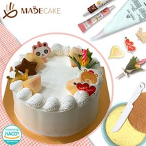 DIY (2호) 케이크 만들기 세트 (여름 아이스박스 추가필수!-내용참조) 키트 생일, DIY (2호초코데코) 케이크만들기, +딸기펜20g, / 초코시트변경