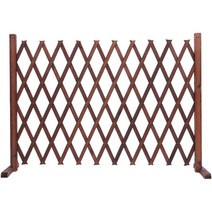 라티스 라티스 라틱스 방부목래티스 목재휀스 울타리 펜스 19, 삽입 흰색 높이 2.0m 길이 2.3m