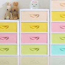[UFO] 코디앤코디 코디 4단 양면 서랍장, 타입:07 코디 카멜레온 화이트 4단