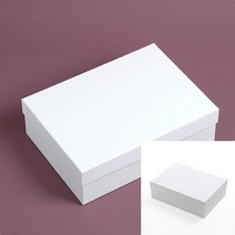 히뚜상점 선물상자 화이트 종이포장박스 포장박스파는곳 답례품박스 투명창상자 포장용박스 선물포장상자 떡포장용기 무지박스 쿠키용기