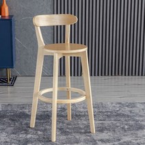 원목바의자 높은의자 바텐의자 71cm 베이지 월넛, 71cm 올 우드 베이지