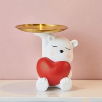 하나몰 곰돌이 인테리어 트레이, 하트