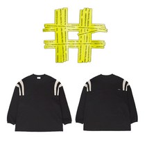 빈트릴 [빈트릴] 어깨포인트 슈퍼 오버핏 롱슬리브 티셔츠 BA231TL005_BK