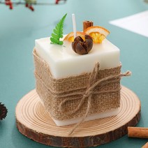 앤티크 가든 캔들 소이 왁스 식물성 오일 에어향 캔들 크리스마스 컵 왁스, 푸른 바람 차임