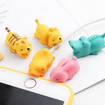 케이블 보호캡 바이트 단선방지 36종 동물모양, 27. 돌고래(OPP 포장지)