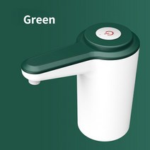 캠핑수전 USB충전 워터펌프 자동 전기 워터 펌프 USB 충전 버튼 음료수 디스펜서 휴대용 갤런 병 마시는, 02 Green