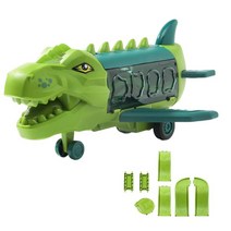 XUANXIANG 비행기 비행기 캐리어 자동차 디노 운송 자동차 레이스 트랙 Playset 연령 3 4 5 6 7 세, PP, 공룡 비행기