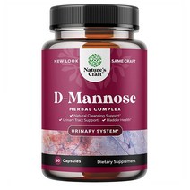 네이쳐스 크래프트 디마노스 디만노스 1000mg 60정 Natures Craft D-Mannose, 1개, 기본