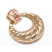 [비앤비골드]18K 유니크 링 골드 펜던트 JNP4058