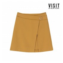 [비지트인뉴욕] [VISIT IN NEWYORK] 슬릿 랩 스커트(VU9SR15)