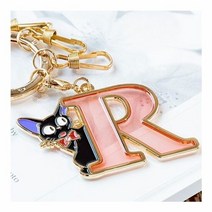 1300K 마녀배달부 키키 지지 이니셜키링 R, 단품