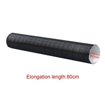 자바라 닥트 호스 천 덕트 주름관 PVC 알루미늄 호일 파이프 터보 에어 자동차 히터, 60mm, 1개