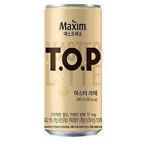 T.O.P 마스터라떼 200mlx30캔+30캔(총60캔)/안전박스포장