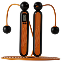이카소 2in1 스마트 줄넘기 줄없는 줄넘기, 주황색