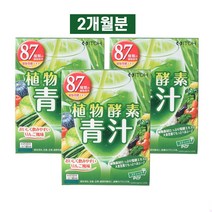 87가지 과일 채소 식물효소 생식가루 녹즙 야채 분말 가루 스틱 식이섬유 87종 그린스틱 20포 3개, 60g