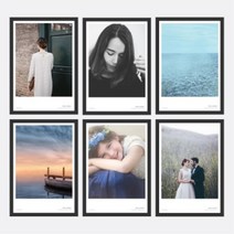 1300K 감성 편집사진 인테리어 액자 23종 A4, 프레임색상:블랙|그림선택:NO.665