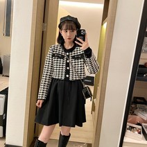 임산부출근룩 세트 겨울 트위드 자켓 원피스 예쁜 직장맘옷 임부복 20대 30대 임신복 오피스룩 데일리룩