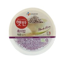 CJ 햇반 즉석 흑미밥 작은공기 130g, 24개