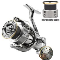 이그지스트 낚시릴 스피닝 낚시 릴 바닷물, 44.Metal handle Silver  2000의