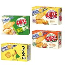 오리온 예감 치즈그라탕 204g+오리지널 192g+볶은양파맛 204g+고소미 216g[총4개], 816g, 1set