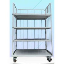 롤테이너 대차 구르마 끌차 핸드카 적치대 팔레트, 상세 페이지 참고, 두꺼운 1100x800x1700 4면(이중문)