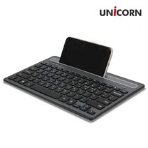 유니콘 BK-500SB 멀티페어링 블루투스키보드 스마트폰 태블릿거치 저소음 무선키보드