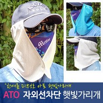 ATO 자외선 차단 햇빛가리개 모자 장착형 선가드