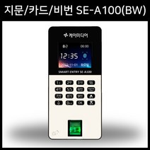 SE-A100(VW) 지문인식기 출퇴근기록기 근태관리기 USB출퇴근기 / 지문 카드 비밀번호 3가지인증 / 출입체크카드 증정