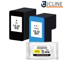엘지 대용량 재생잉크 LG24 LG25 LIP2210 LIP2230 LIP2250 LIP2270 LIP2290 비정품잉크, LG24검정+25컬러 2색세트, 1개