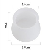 합성 데크 목재 합판 원목 방부목4/8Pcs 많은 테이블 의자 다리 매트 실리콘 미끄럼 방지 모자 발 보호 바, 03 Big circle_01 4PCS brown