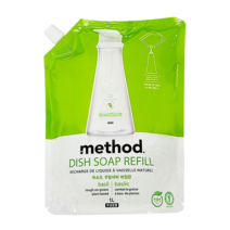 댕Ol몰 LG 메소드 친환경 주방세제 튜브 리필형 1000ml 바질향, 1개