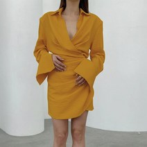누비 누빔 원피스 긴 소매 주름 한 파티 이브닝 미니 드레스 캐주얼 커버 손가락 어깨 패딩 셔츠