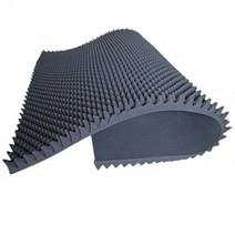 Azure 난연 흡음재 피아노 방음 흡음패드 차음패드 200 x 150 x 7cm, 블랙