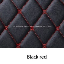 메르세데스 GLC 쿠페 Glc250 GLC300 GLC350e GLK 클래스 GLK250 GLK280 GLK300GLK350 자동차 액세서리 러그에 대한 내구성 가죽 바닥 매트, 협력사, 블랙 레드, 혼다